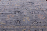 Grey Square Persian Sultanabad Hand Knotted Wool Rug - 10' 0" X 10' 2" - Golden Nile