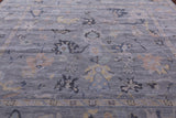 Grey Square Persian Sultanabad Hand Knotted Wool Rug - 10' 0" X 10' 2" - Golden Nile