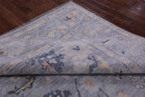 Grey Square Persian Sultanabad Hand Knotted Wool Rug - 10' 0" X 10' 2" - Golden Nile