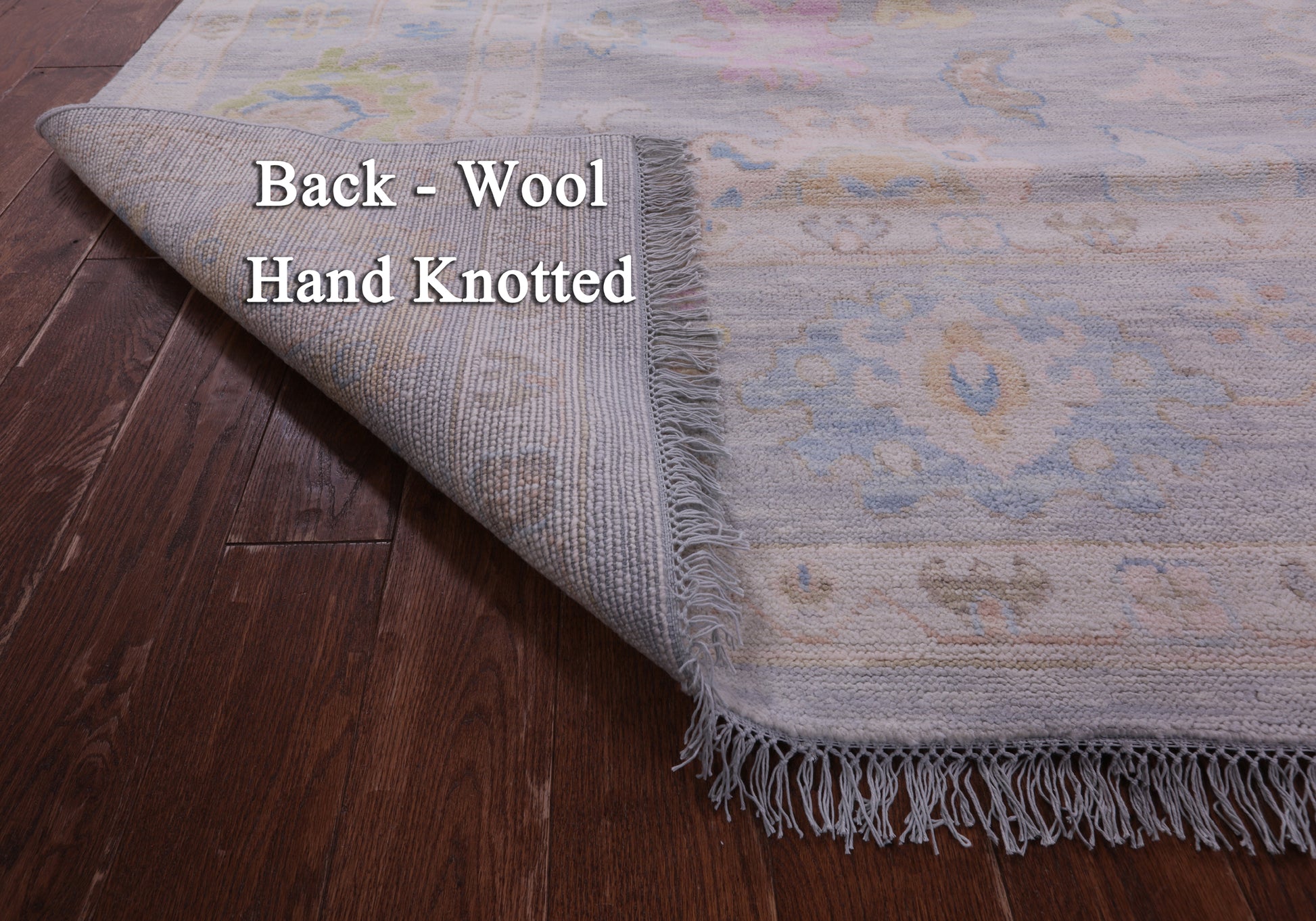 Silver Square Persian Sultanabad Handmade Wool Rug - 9' 11" X 10' 0" - Golden Nile