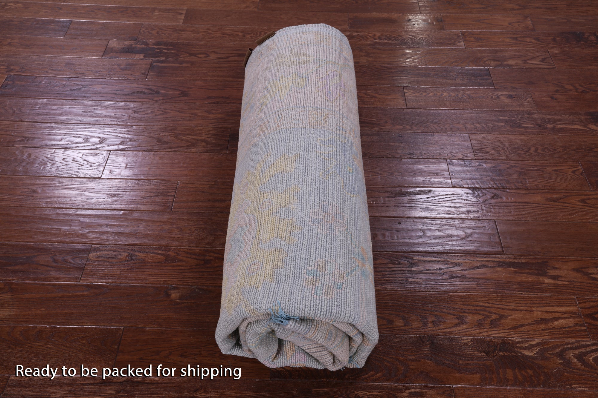 Blue Square Persian Sultanabad Hand Knotted Wool Rug - 9' 11" X 10' 1" - Golden Nile