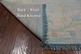 SUPER SALE Blue Square Persian Sultanabad Hand Knotted Wool Rug - 9' 11" X 10' 1"