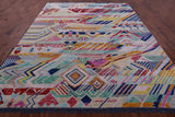 Tribal Moroccan Handmade Wool Rug - 9' 1" X 11' 6" - Golden Nile