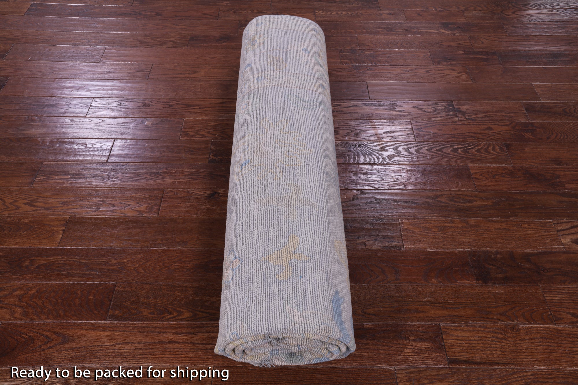 Silver Persian Sultanabad Hand Knotted Wool Rug - 9' 1" X 12' 2" - Golden Nile