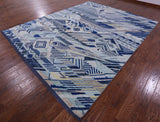 Tribal Moroccan Hand Knotted Wool Rug - 9' 0" X 11' 6" - Golden Nile