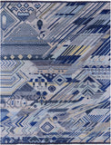 Tribal Moroccan Hand Knotted Wool Rug - 9' 0" X 11' 6" - Golden Nile