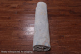 SUPER SALE Silver Square Persian Sultanabad Hand Knotted Wool Rug - 8' 11" X 9' 3"