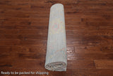 SUPER SALE Silver Square Persian Sultanabad Handmade Wool Rug - 8' 11" X 9' 1"