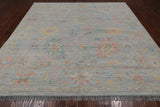 SUPER SALE Silver Square Persian Sultanabad Handmade Wool Rug - 8' 11" X 9' 1"