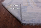 Tribal Moroccan Hand Knotted Wool Rug - 9' 1" X 11' 8" - Golden Nile