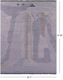 Tribal Moroccan Hand Knotted Wool Rug - 9' 1" X 11' 8" - Golden Nile