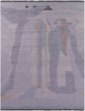 Tribal Moroccan Hand Knotted Wool Rug - 9' 1" X 11' 8" - Golden Nile