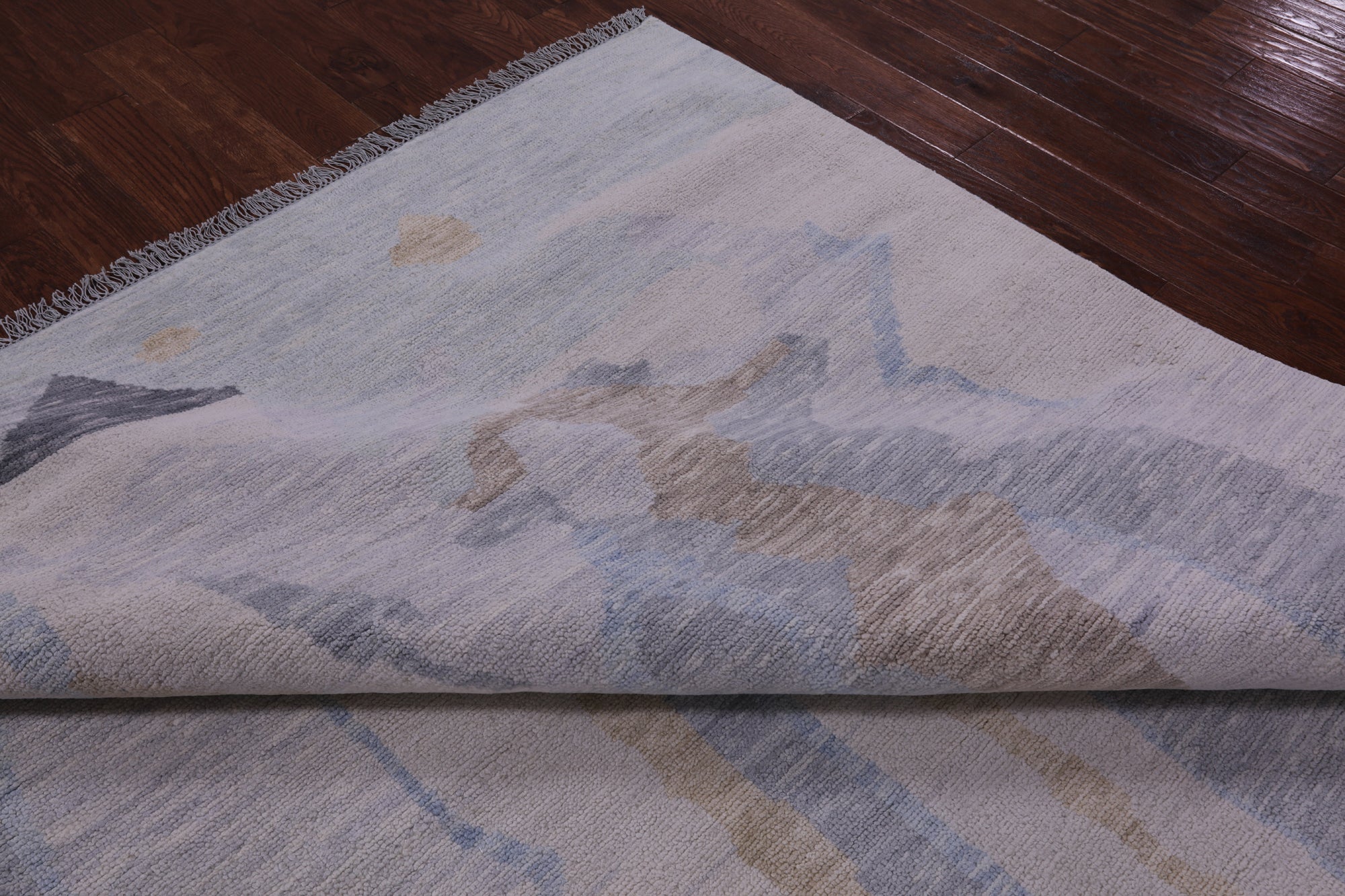 Tribal Moroccan Hand Knotted Wool Rug - 9' 1" X 11' 8" - Golden Nile