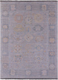 Silver Persian Heriz Serapi Hand Knotted Wool Rug - 9' 3" X 12' 1" - Golden Nile