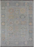 Silver Persian Heriz Serapi Hand Knotted Wool Rug - 9' 3" X 12' 1"
