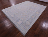 Silver Persian Heriz Serapi Hand Knotted Wool Rug - 9' 3" X 12' 1" - Golden Nile
