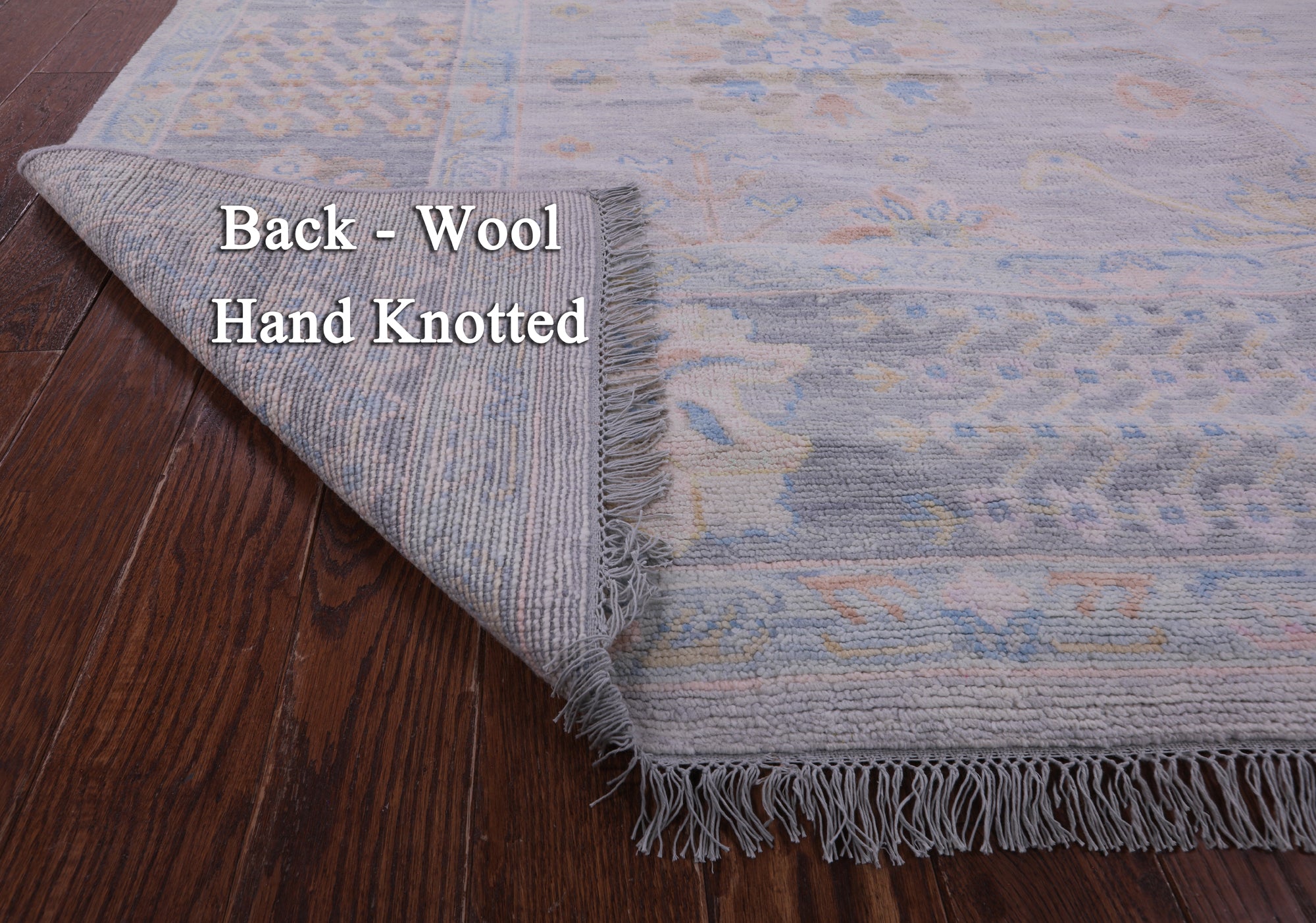 Silver Persian Heriz Serapi Hand Knotted Wool Rug - 9' 3" X 12' 1" - Golden Nile