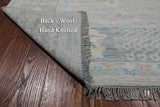 Silver Persian Heriz Serapi Hand Knotted Wool Rug - 9' 3" X 12' 1"