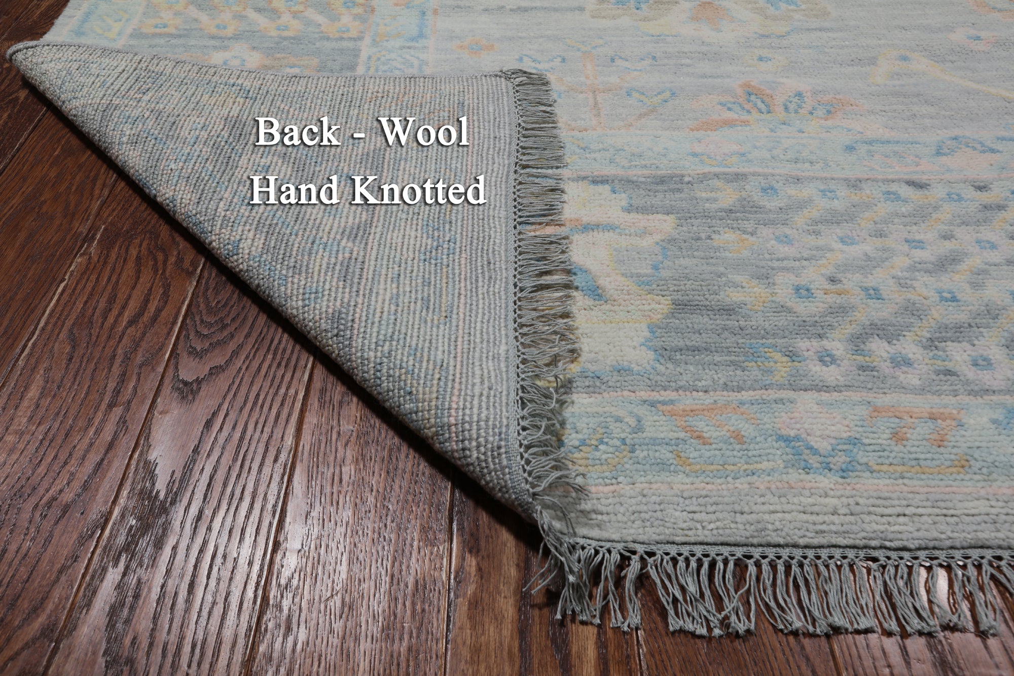 Silver Persian Heriz Serapi Hand Knotted Wool Rug - 9' 3" X 12' 1"