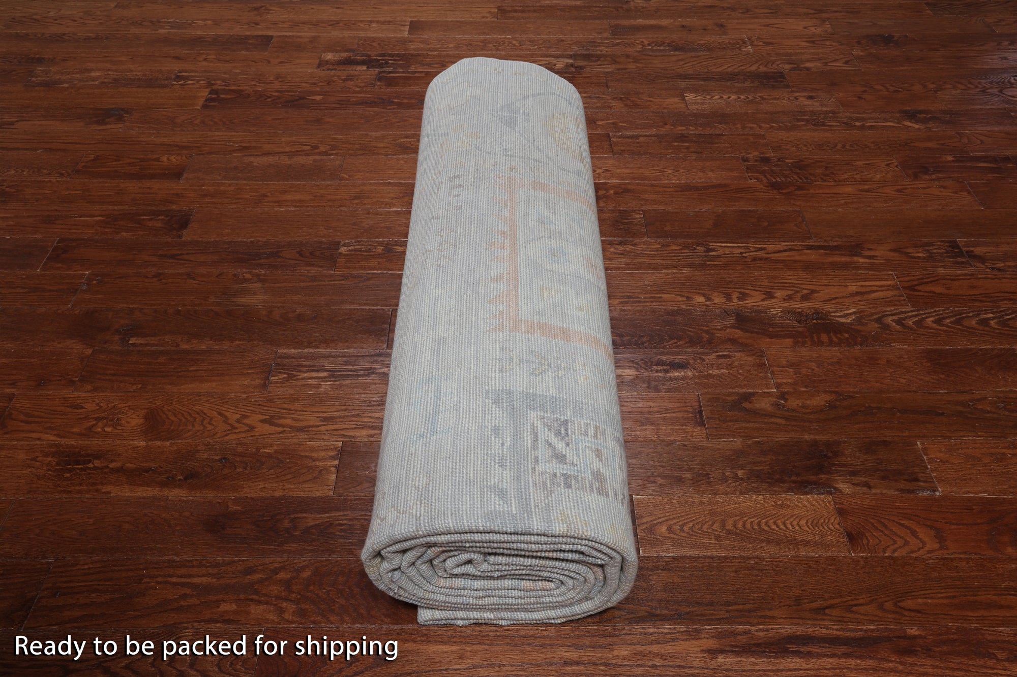Silver Tribal Persian Gabbeh Hand Knotted Wool Rug - 8' 11" X 19' 6"