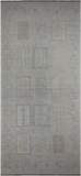 Silver Tribal Persian Gabbeh Hand Knotted Wool Rug - 8' 11" X 19' 6"