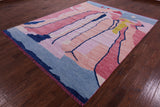 Tribal Moroccan Hand Knotted Wool Rug - 7' 10" X 9' 10" - Golden Nile