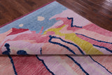 Tribal Moroccan Hand Knotted Wool Rug - 7' 10" X 9' 10" - Golden Nile