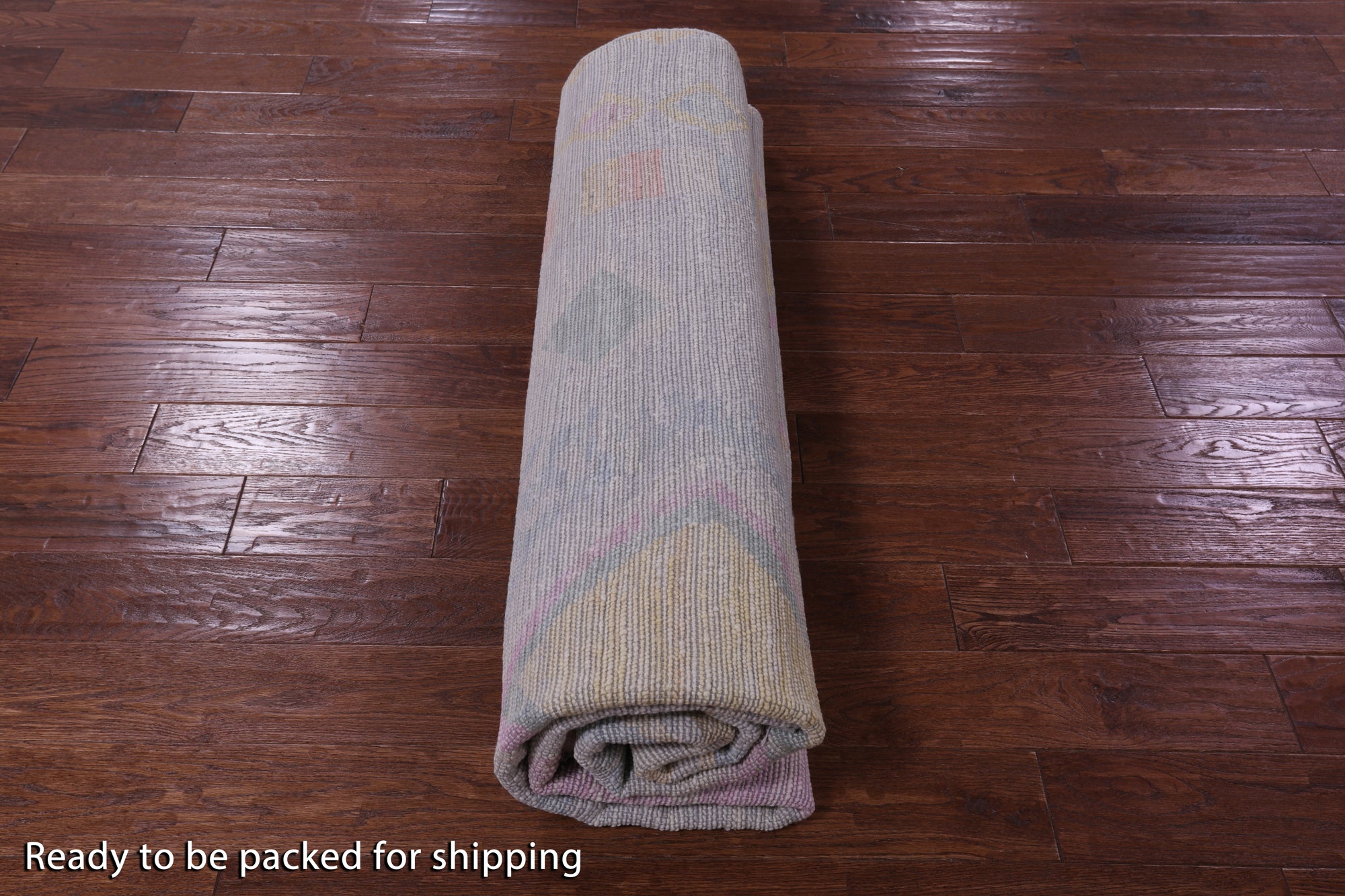 Grey Square Tribal Moroccan Hand Knotted Wool Rug - 8' 0" X 8' 1" - Golden Nile