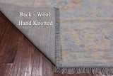 SUPER SALE Silver Square Persian Sultanabad Hand Knotted Wool Rug - 7' 8" X 8' 2"