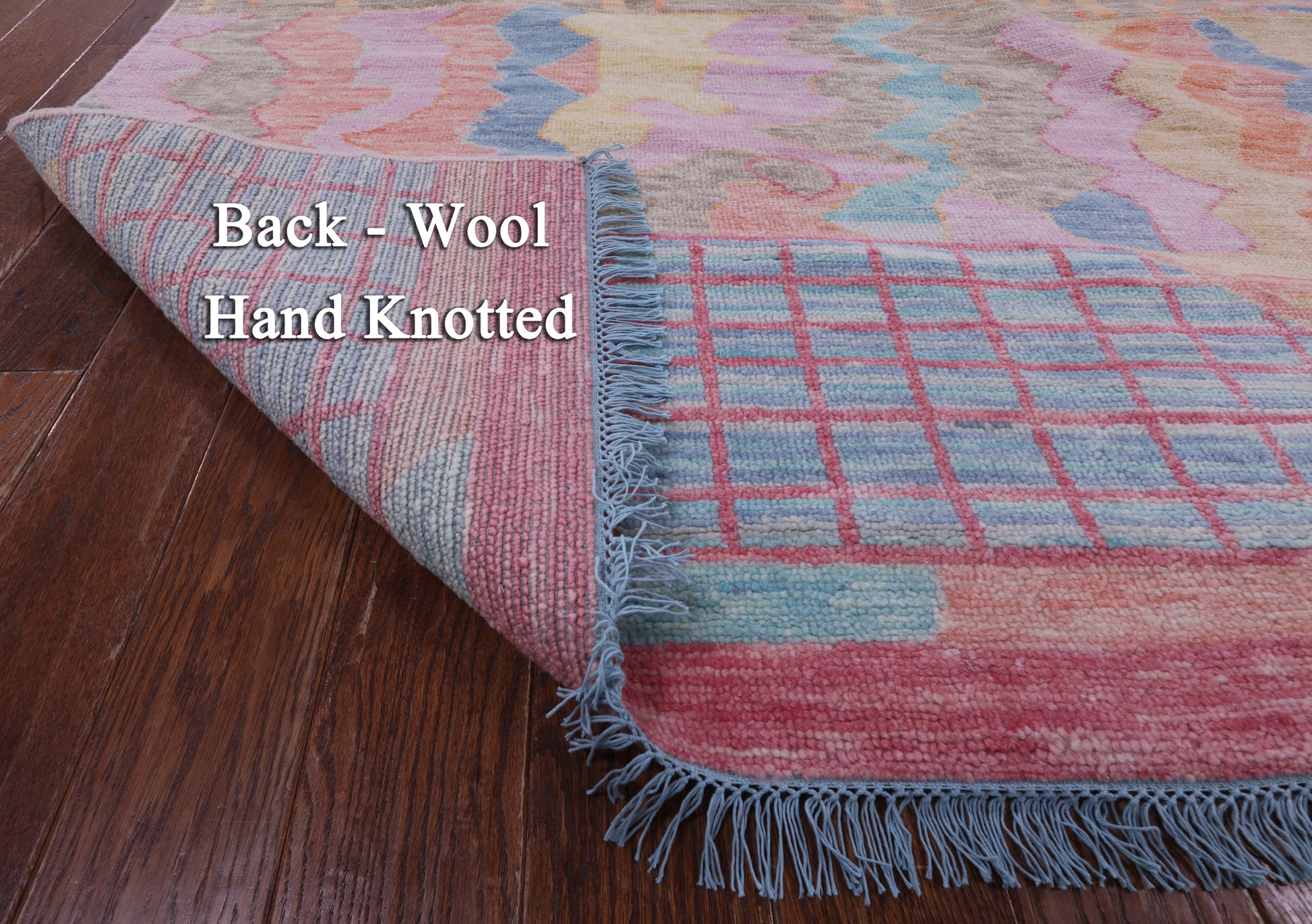 Tribal Moroccan Hand Knotted Wool Rug - 10' 3" X 14' 0" - Golden Nile