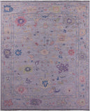 Silver Turkish Oushak Hand Knotted Wool Rug - 12' 0" X 15' 0" - Golden Nile