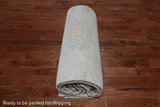 SUPER SALE Silver Persian Sultanabad Hand Knotted Wool Rug - 12' 2" X 15' 0"
