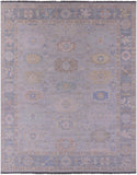 Silver Persian Sultanabad Hand Knotted Wool Rug - 12' 2" X 15' 0" - Golden Nile