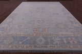 Silver Persian Sultanabad Hand Knotted Wool Rug - 12' 2" X 15' 0" - Golden Nile