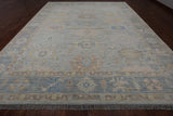 SUPER SALE Silver Persian Sultanabad Hand Knotted Wool Rug - 12' 2" X 15' 0"