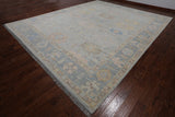 SUPER SALE Silver Persian Sultanabad Hand Knotted Wool Rug - 12' 2" X 15' 0"