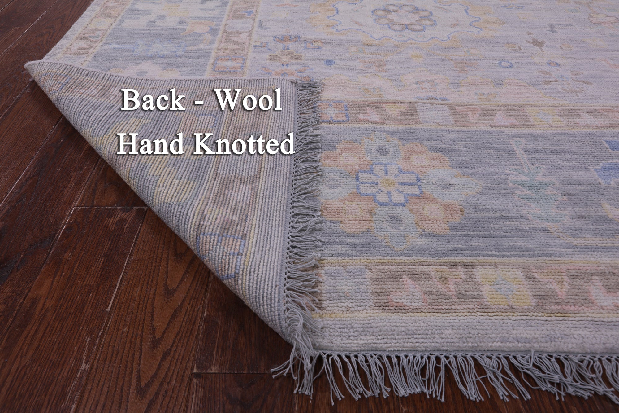 Silver Persian Sultanabad Hand Knotted Wool Rug - 12' 2" X 15' 0" - Golden Nile