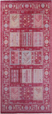 Pink Tribal Persian Gabbeh Handmade Wool Rug - 9' 1" X 19' 8" - Golden Nile