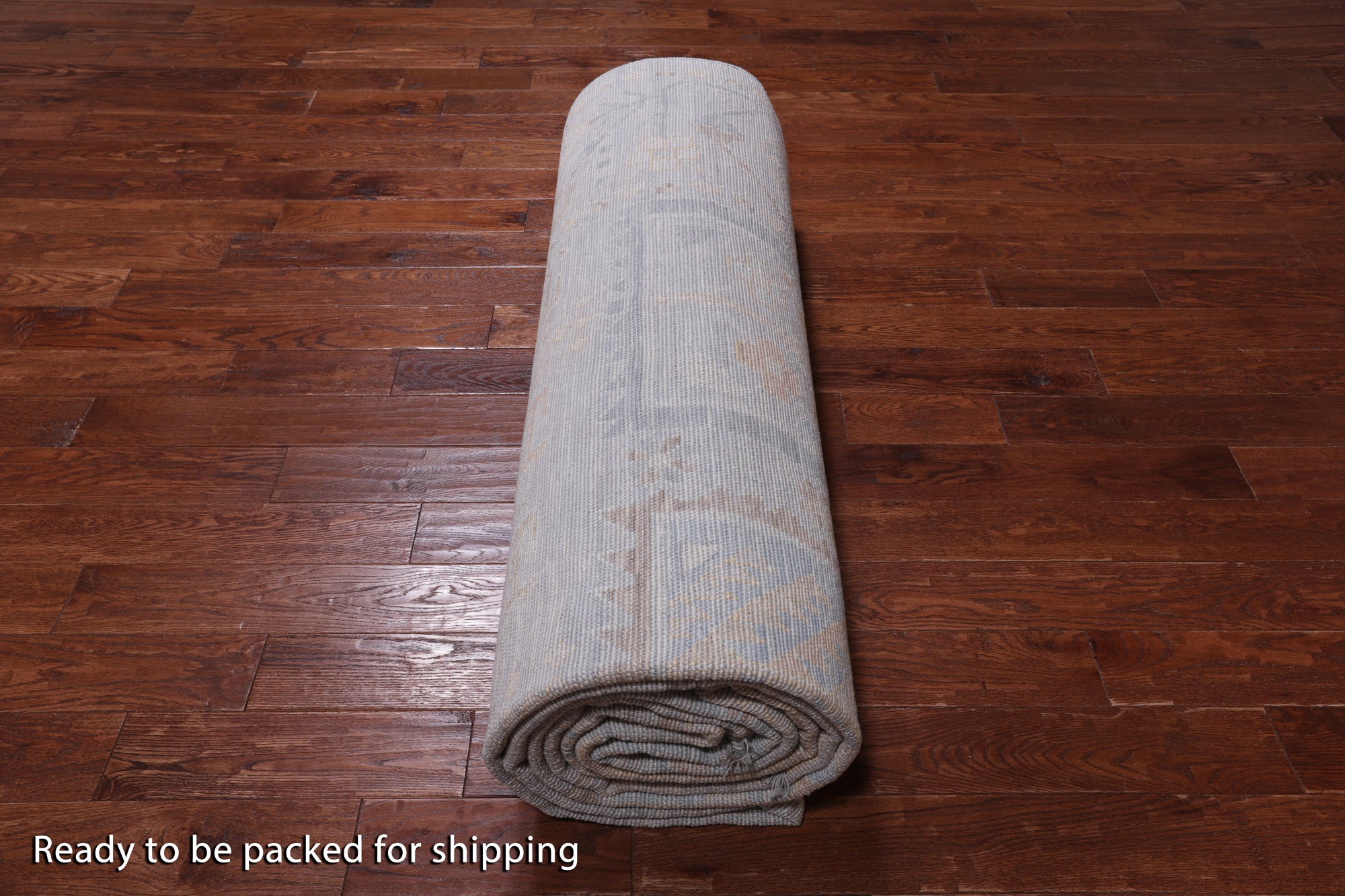 Silver Tribal Persian Gabbeh Hand Knotted Wool Rug - 9' 1" X 19' 8"
