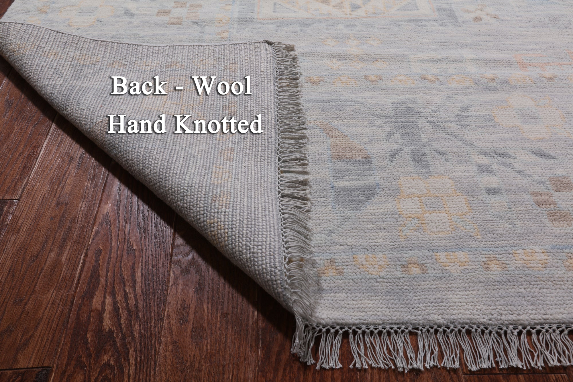 Silver Tribal Persian Gabbeh Hand Knotted Wool Rug - 9' 1" X 19' 8"