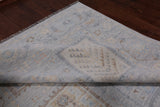 Silver Tribal Persian Gabbeh Hand Knotted Wool Rug - 9' 1" X 19' 8"