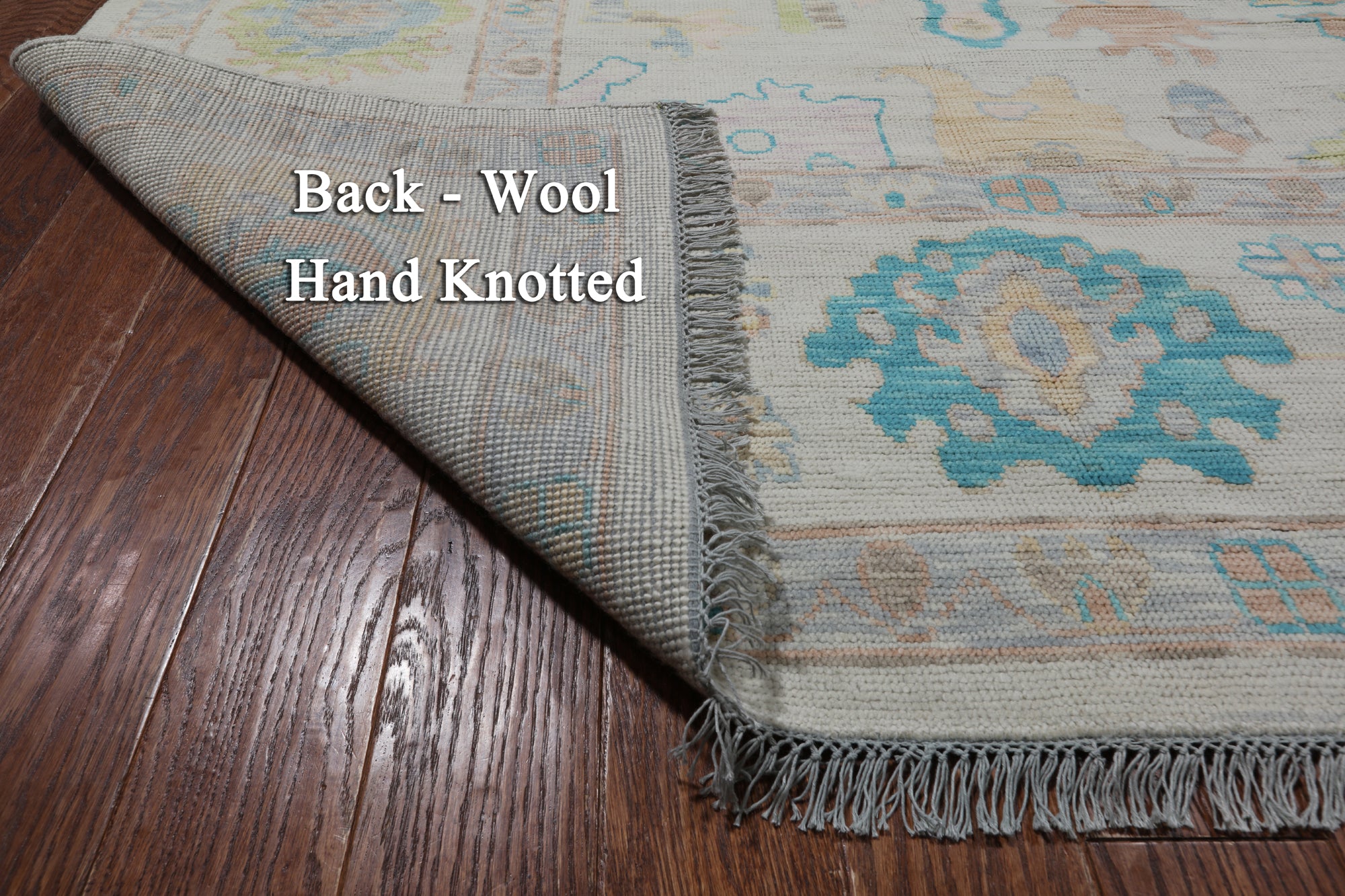 SUPER SALE Ivory Persian Sultanabad Hand Knotted Wool Rug - 9' 11" X 14' 0"