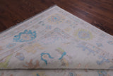 Ivory Persian Sultanabad Hand Knotted Wool Rug - 9' 11" X 14' 0" - Golden Nile