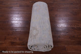 Grey Persian Fine Serapi Hand Knotted Wool Rug - 12' 0" X 14' 11" - Golden Nile