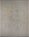 Grey Persian Fine Serapi Hand Knotted Wool Rug - 12' 0" X 14' 11"