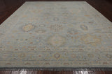 Grey Persian Fine Serapi Hand Knotted Wool Rug - 12' 0" X 14' 11"