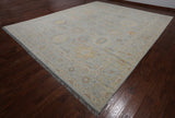 Grey Persian Fine Serapi Hand Knotted Wool Rug - 12' 0" X 14' 11"
