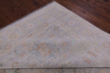Grey Persian Fine Serapi Hand Knotted Wool Rug - 12' 0" X 14' 11" - Golden Nile