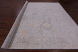 Grey Persian Fine Serapi Hand Knotted Wool Rug - 12' 0" X 14' 11" - Golden Nile