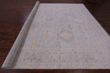 Grey Persian Fine Serapi Hand Knotted Wool Rug - 12' 0" X 14' 11" - Golden Nile